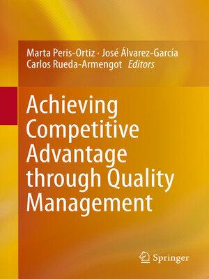 cover image of Achieving Competitive Advantage through Quality Management